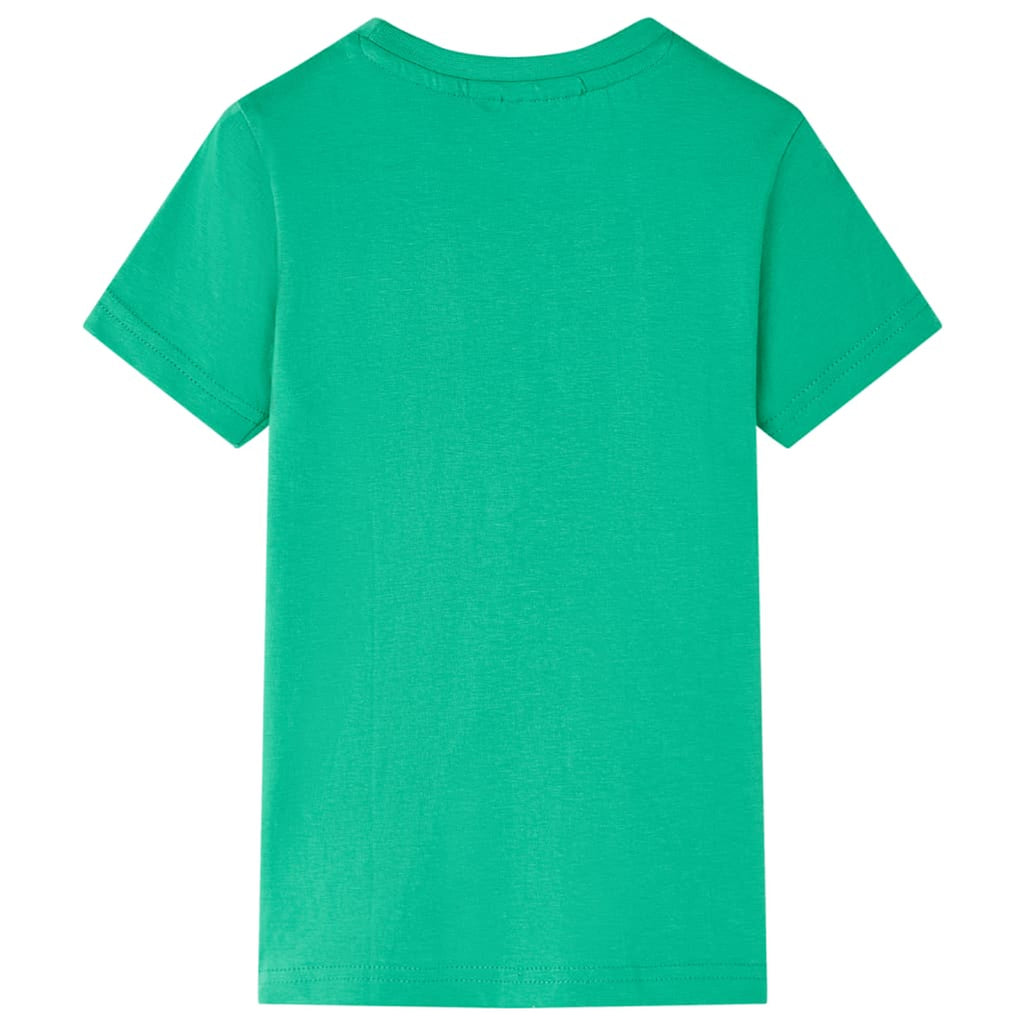 Kids T-Shirt Cotton Green 104 Children's Top Kids Clothing Kids Wear Variant 3