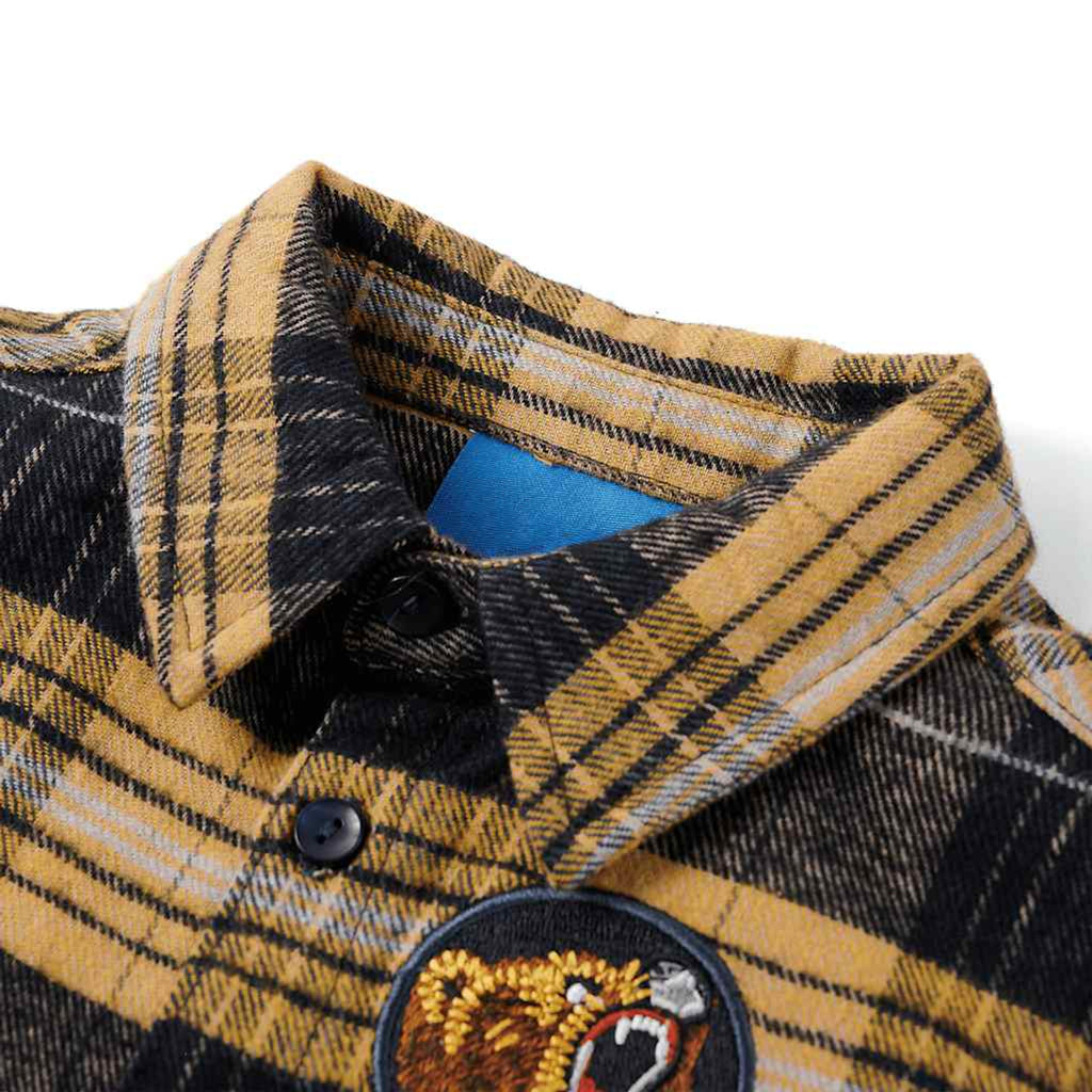 Kids'Plaid Shirt Cotton Yellow 116 Kids Clothing Children's Wear Kids' Tops
