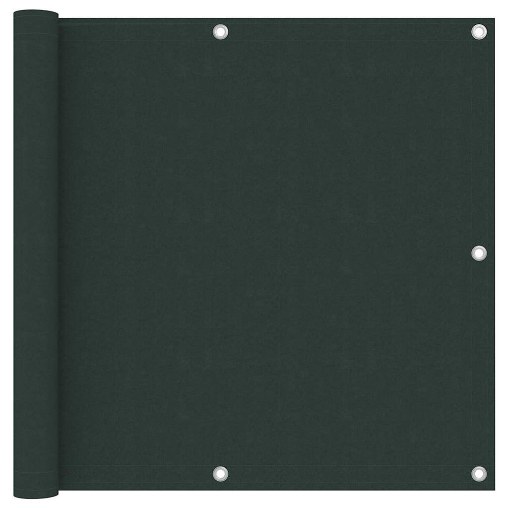 Balcony Screen Dark Oxford Fabric Dark Green Waterproof UV Resistant 90 x 500