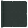 Balcony Screen Dark Oxford Fabric Dark Green Waterproof UV Resistant 90 x 500