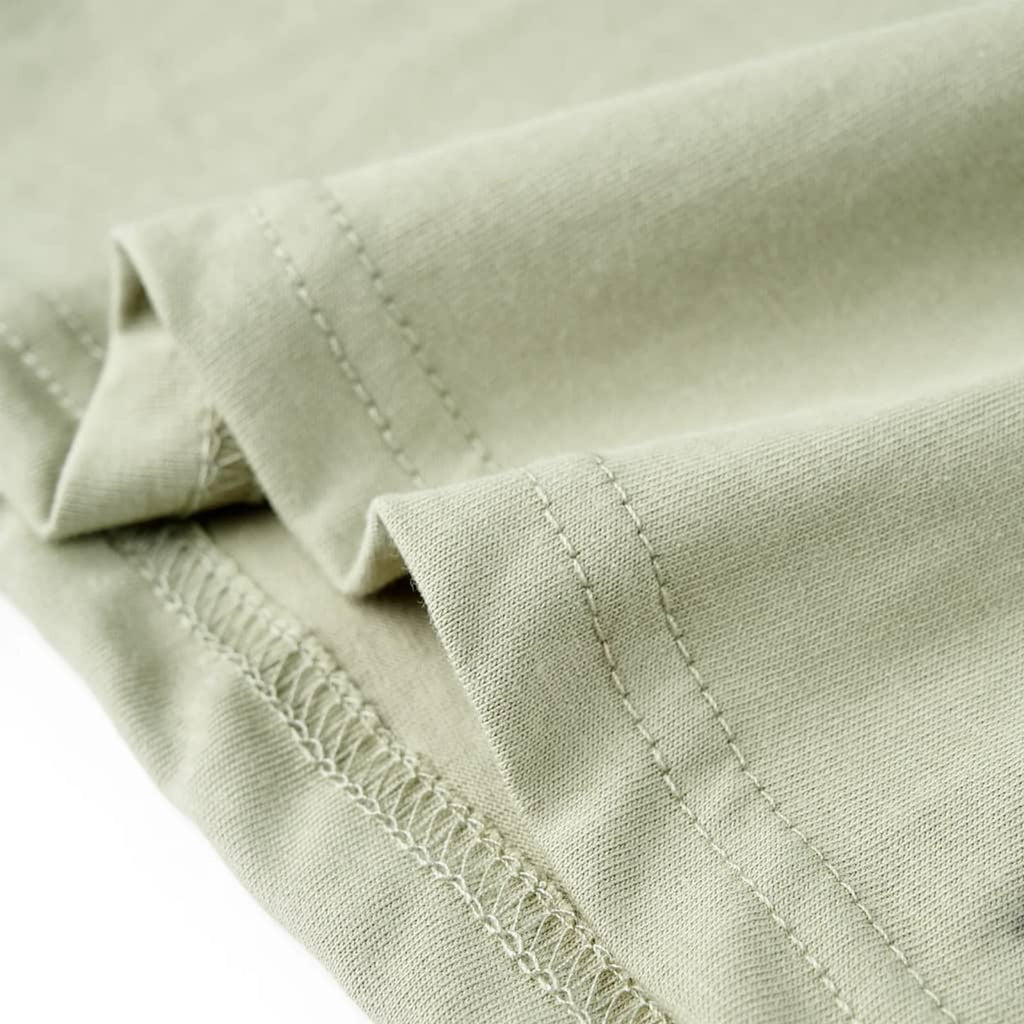 Kids T-Shirt Cotton Light Khaki 116 Children's Top Kids Clothing Kids Wear
