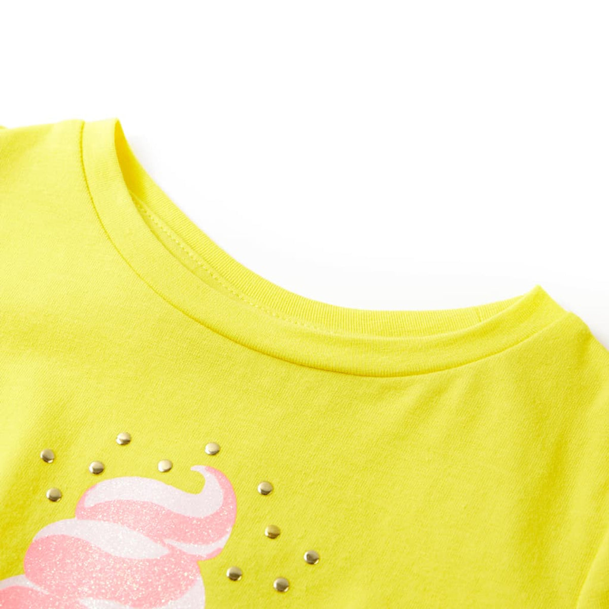 Kids T-Shirt Cotton Yellow 128 Children's Top Kids Clothing Kids Variant 3
