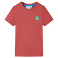 Kids T-Shirt Cotton Paprika 104 Children's Top Kids Clothing Kids Wear 104