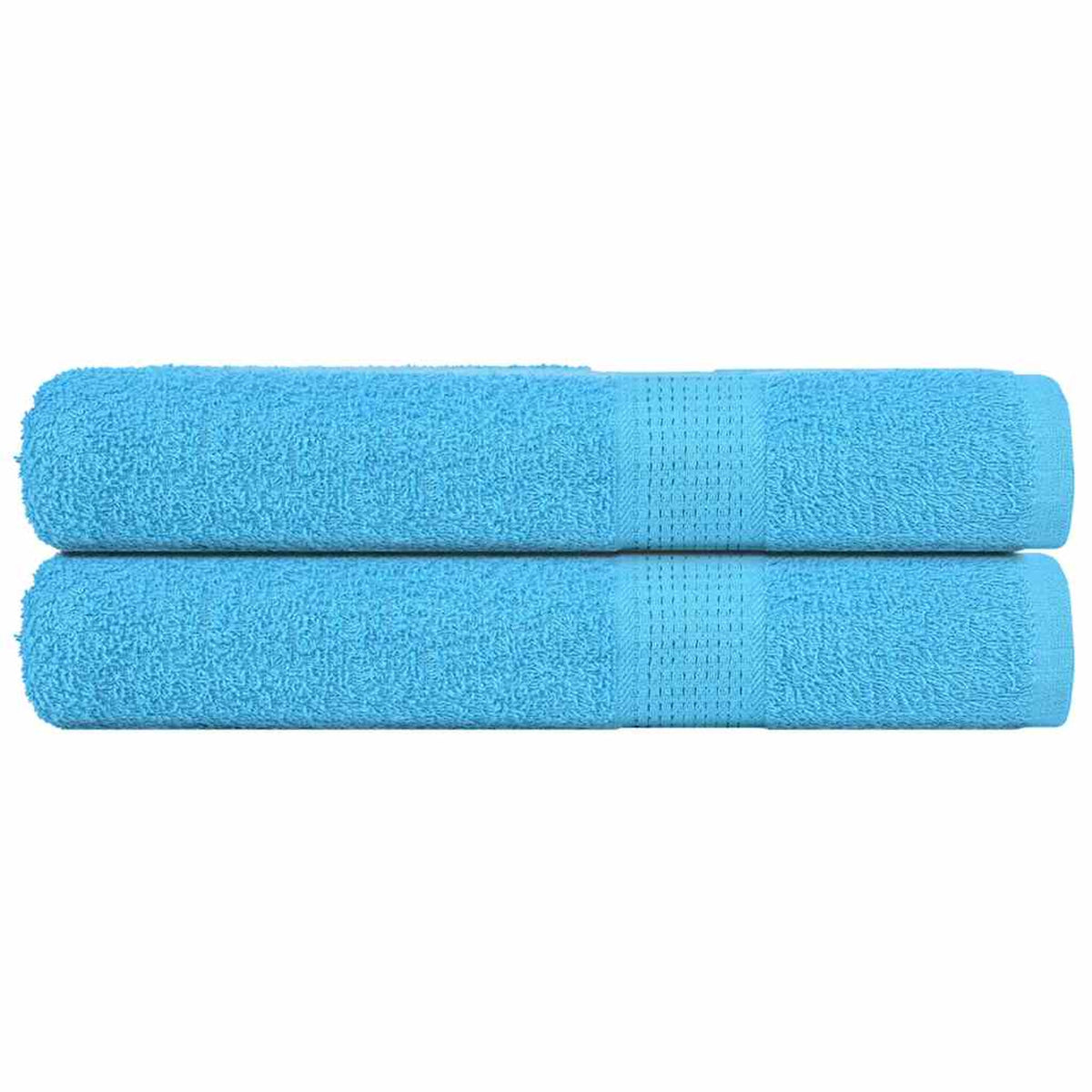 Towel Cotton Turquoise 200 x 80 cm Bathroom Bath Linen Home Towels 2 pcs Sauna