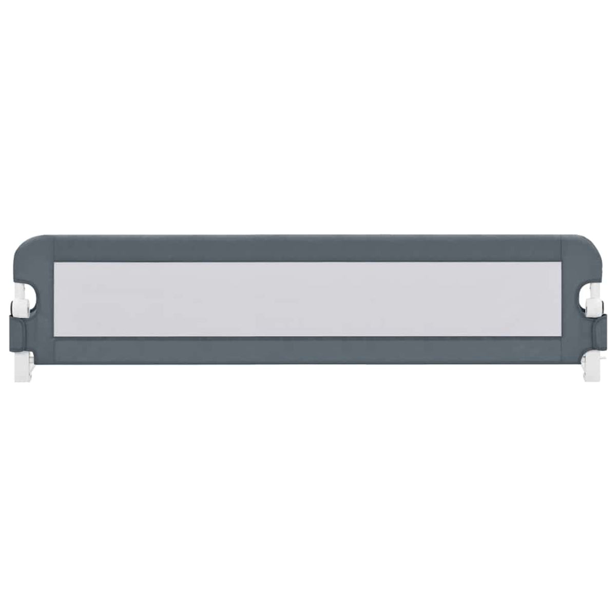 Toddler Safety Bed Rail Polyester Grey 180 x 40.5 x 42 cm Child Bed Guard 5x42cm