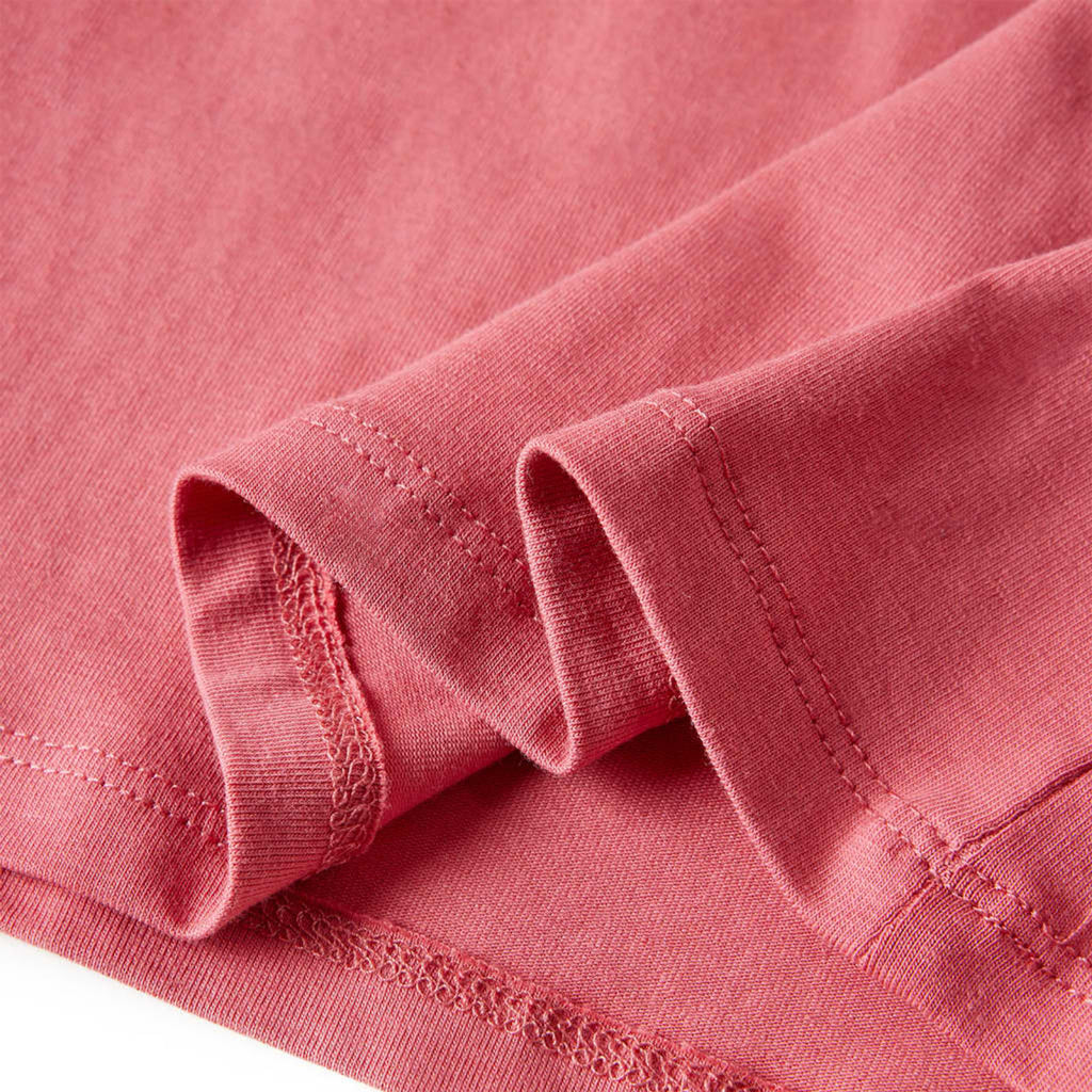 Kids T-Shirt Cotton Old Pink 92 Children's Top Kids Clothing Kids Wear Long 92