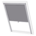 Roller Blind Blackout Fabric Grey 117.3 x 116 cm Window Shade Window Covering