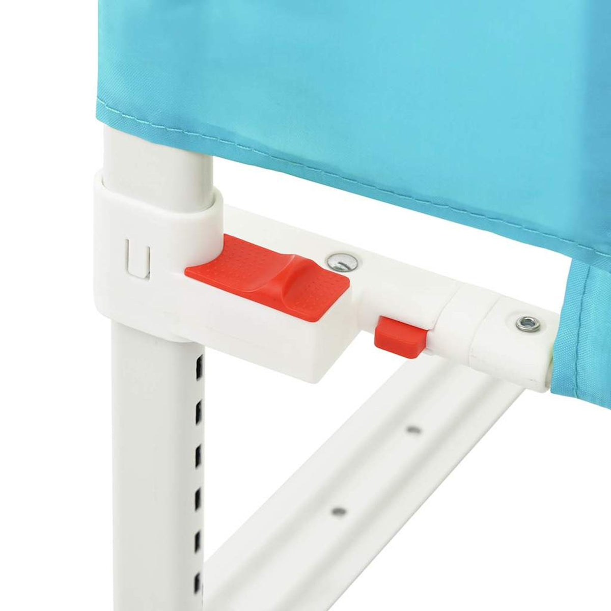Toddler Safety Bed Rail Fabric (100% Polyester) Blue 180 x 25 x 95 cm Bedguard