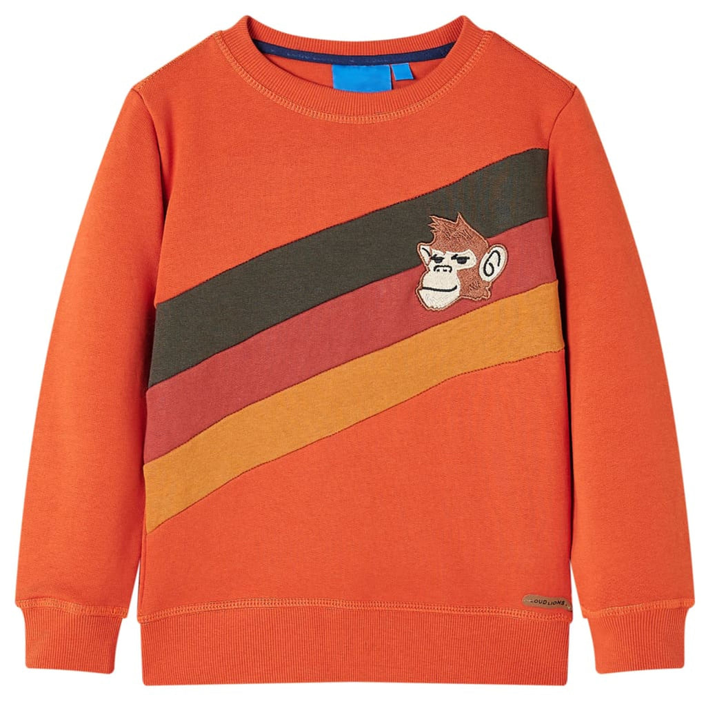 Sweatshirt Cotton Orange 116 Kids Clothing Children's Top Kids Wear Kids' Tops