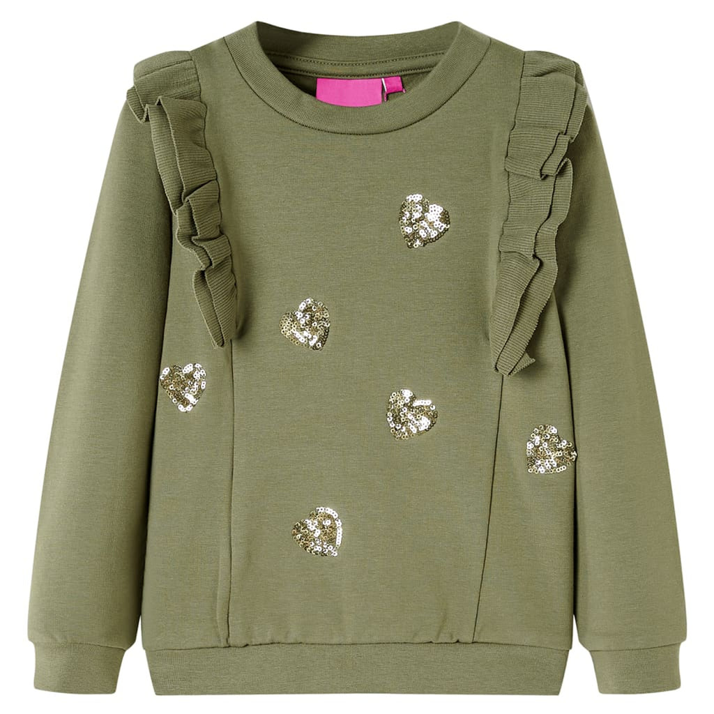 Sweatshirt Cotton Khaki 128 Kids Clothing Children's Top Kids Wear Variant 5