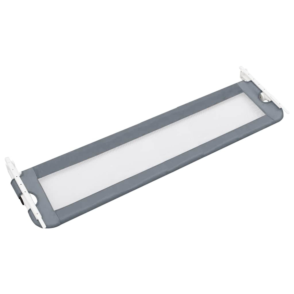 Toddler Safety Bed Rail Polyester Grey 150 x 40.5 x 42 cm Child Bed Guard 5x42cm