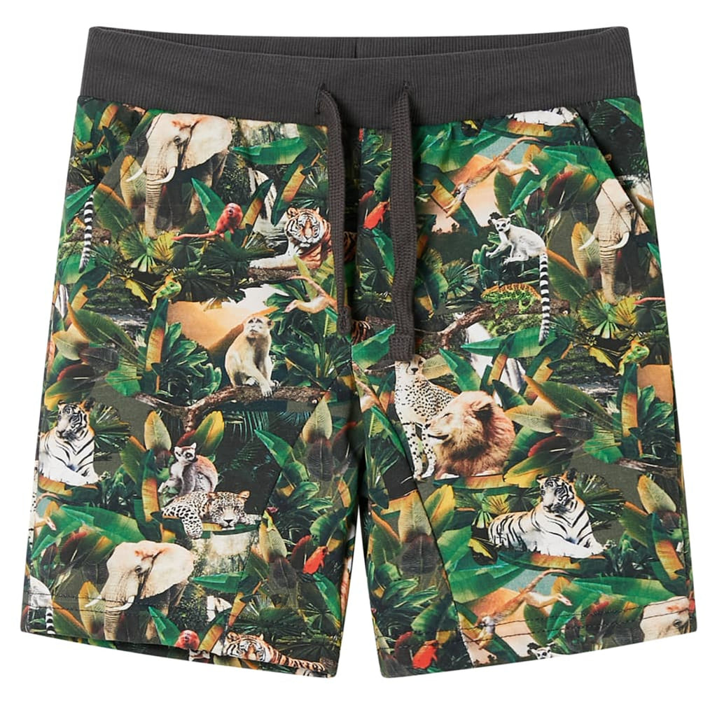 Shorts Cotton Old Petrol 116 Kids' Bottoms Kids' Bottom Kids'Shorts Drawstring