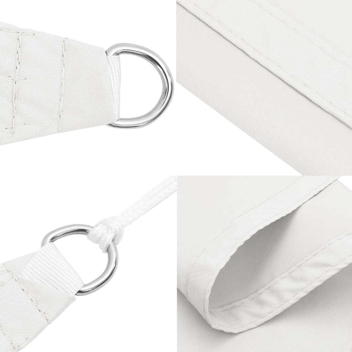 Sunshade Sail Oxford Fabric White Water Resistant UV Resistant Variant 8