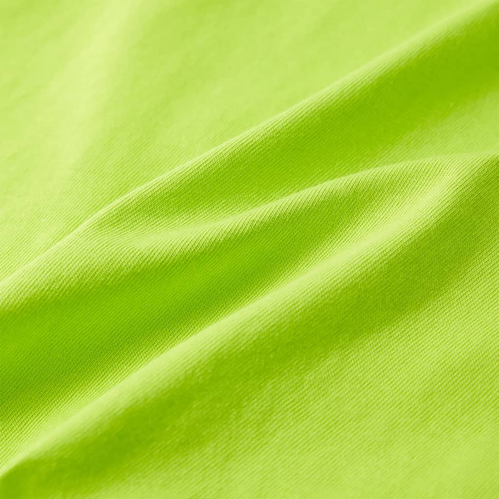 Kids T-Shirt Cotton Lime 116 Children's Top Kids Clothing Kids Wear Kids' Tops