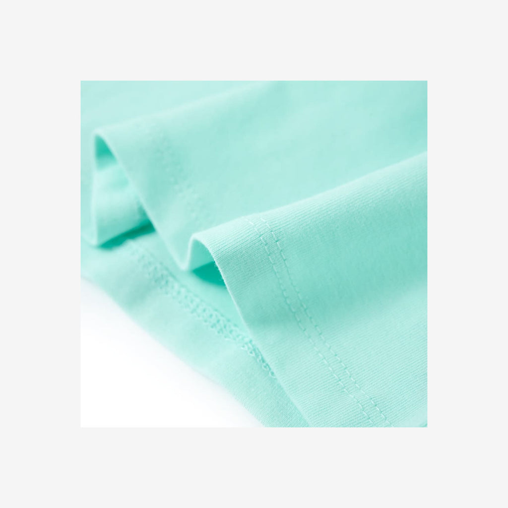 Kids T-Shirt Cotton Light Aqua 128 Children's Top Kids Clothing Kids Variant 2