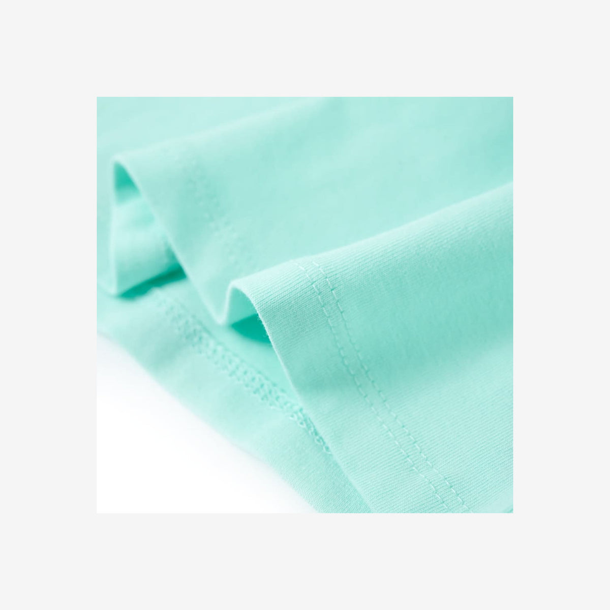 Kids T-Shirt Cotton Light Aqua 128 Children's Top Kids Clothing Kids Variant 2