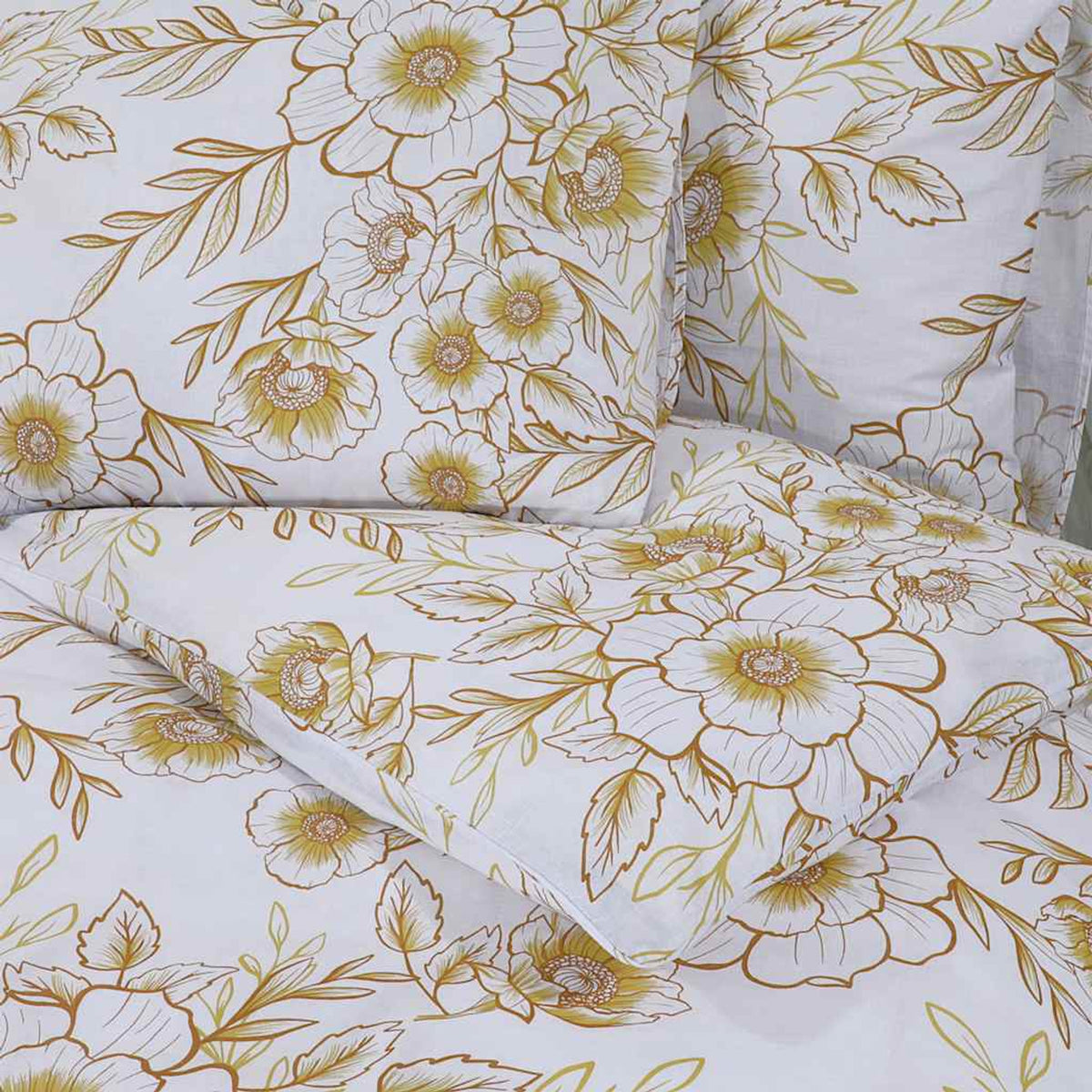 Duvet Cover Cotton White 220 x 200 cm Bedding Bed Linen Bedroom Variant 2