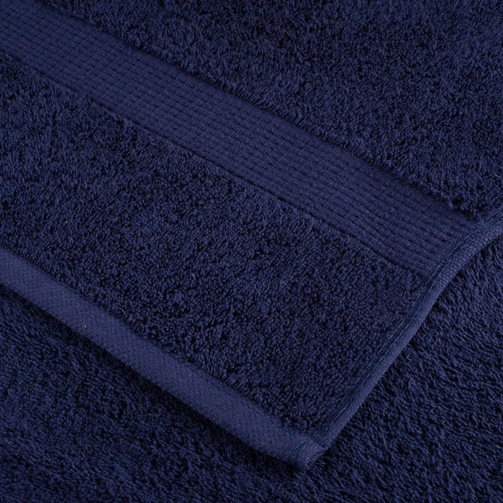 Towel Cotton Navy Blue 150 x 100 cm Bathroom Bath Linen Home Towels Variant 2