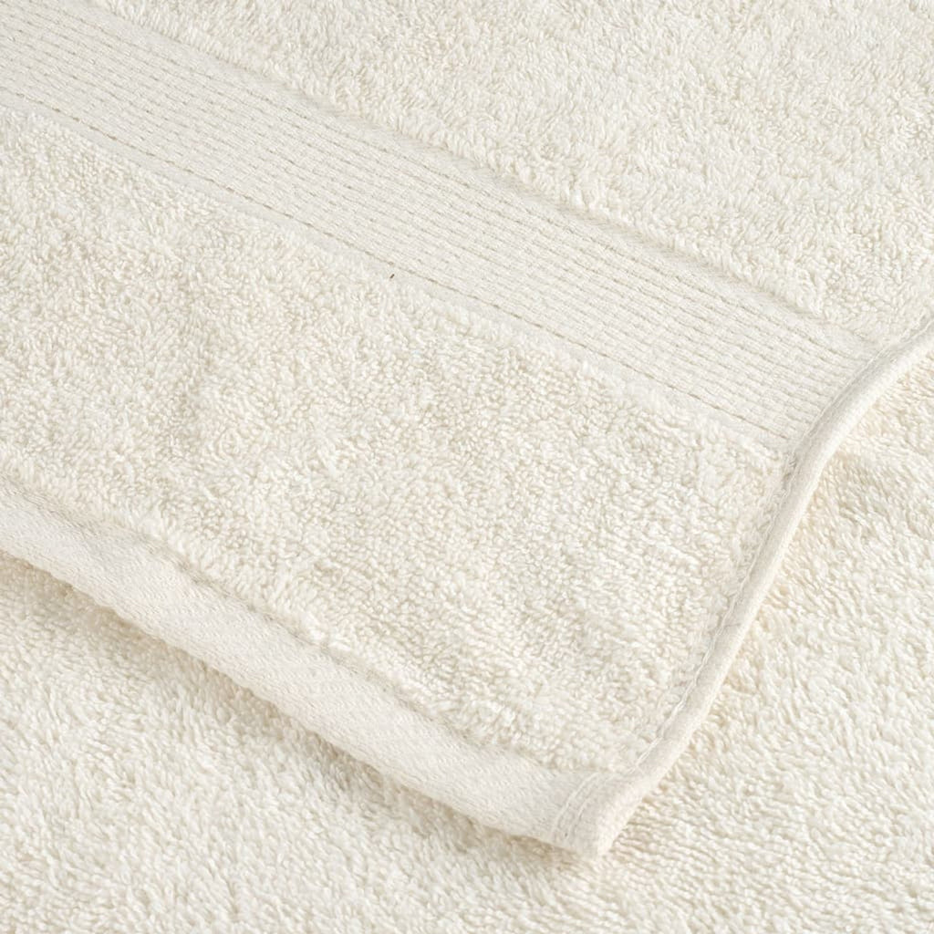Towel Cotton Cream 50 x 30 cm Bathroom Bath Linen Home Towels 2 pcs Variant 2