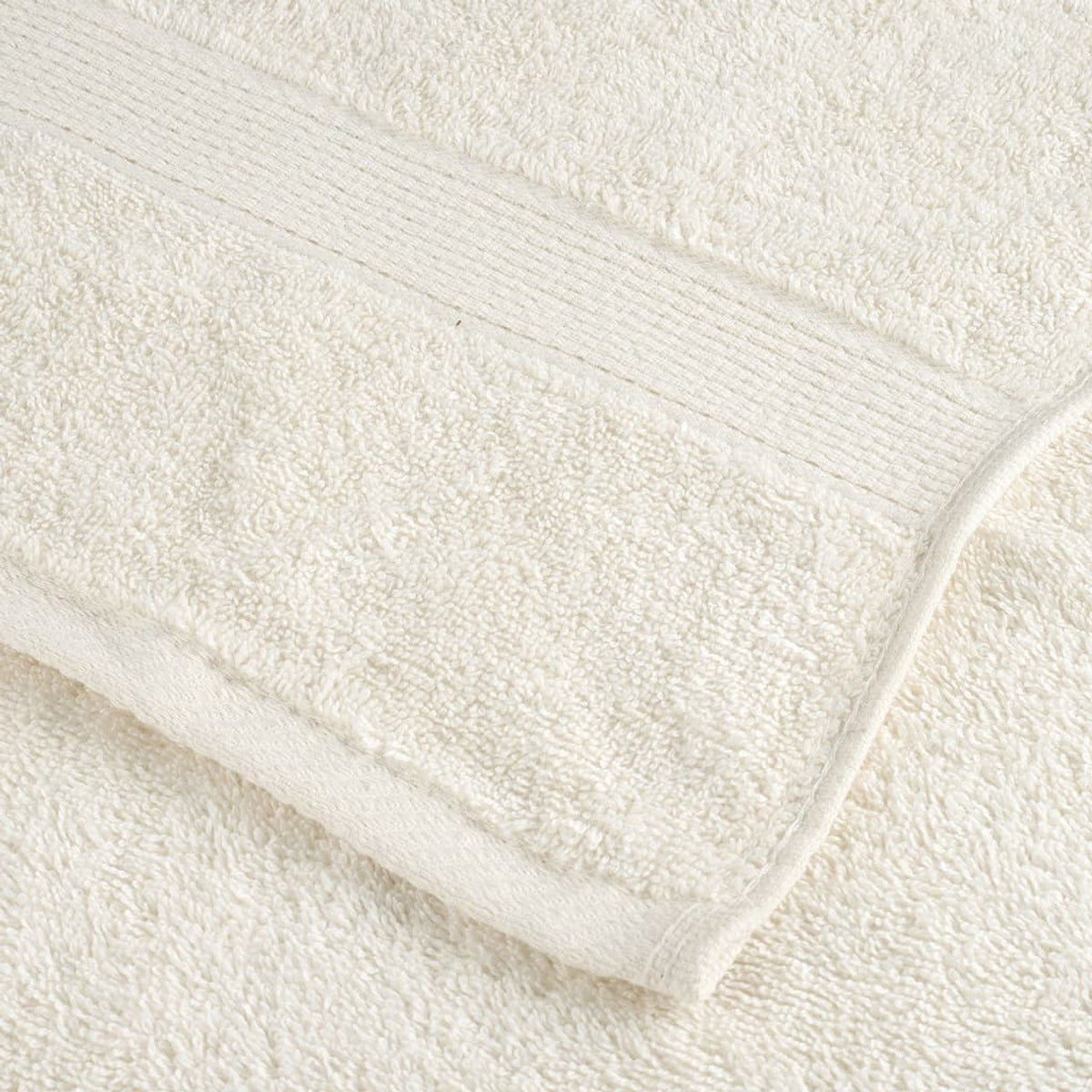 Towel Cotton Cream 50 x 30 cm Bathroom Bath Linen Home Towels 2 pcs Variant 2