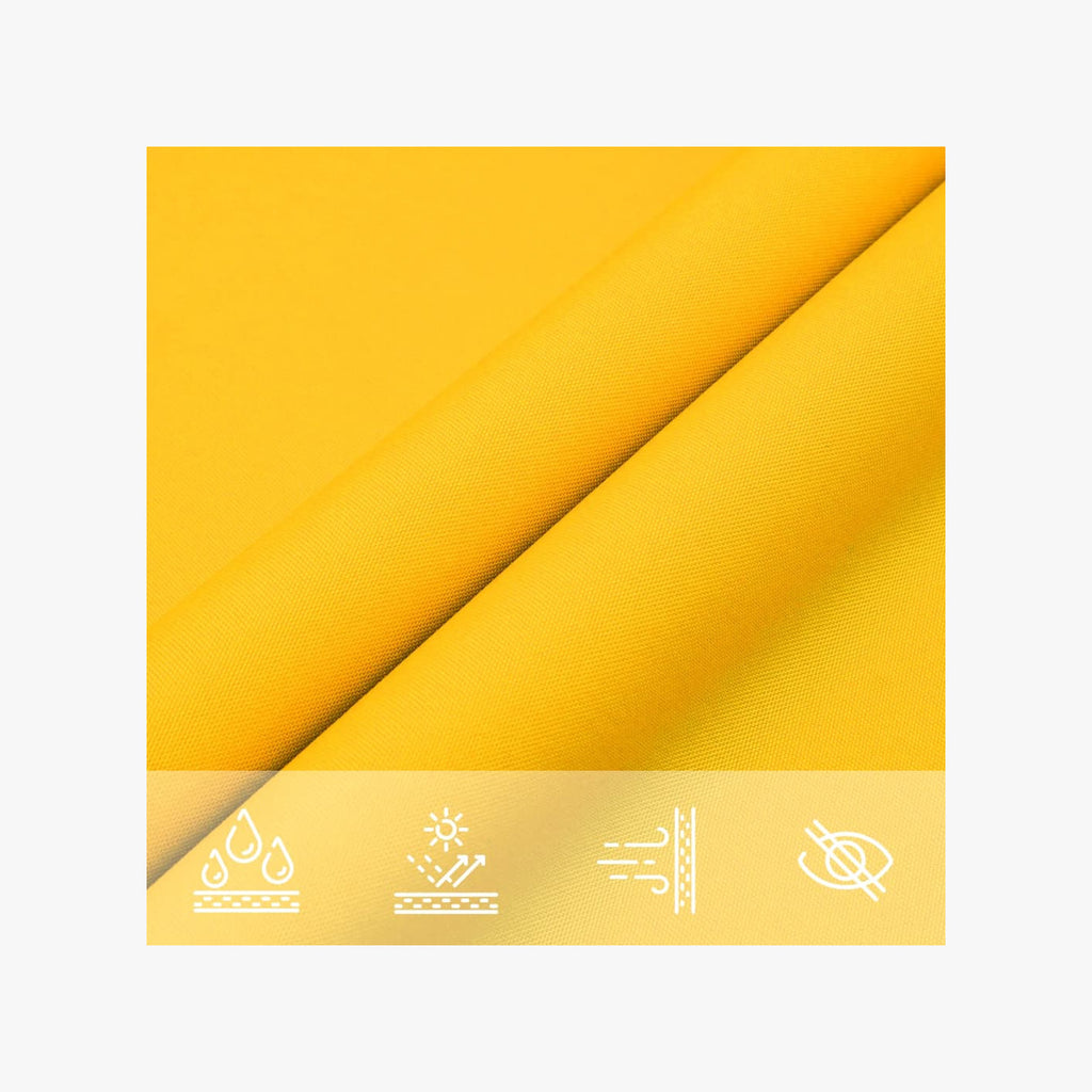 Sunshade Sail Oxford Fabric Yellow Water Resistant UV Resistant Variant 2
