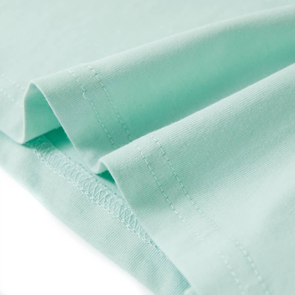 Kids T-Shirt Cotton Light Mint 140 Children's Top Kids Clothing Kids Variant 6