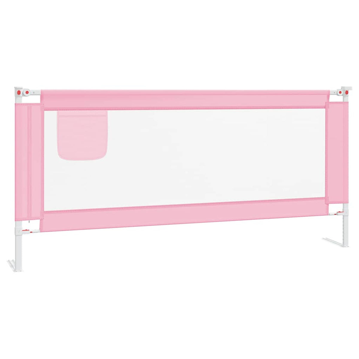 Toddler Safety Bed Rail Fabric (100% Polyester) Pink 200 x 25 x 95 cm Bedguard
