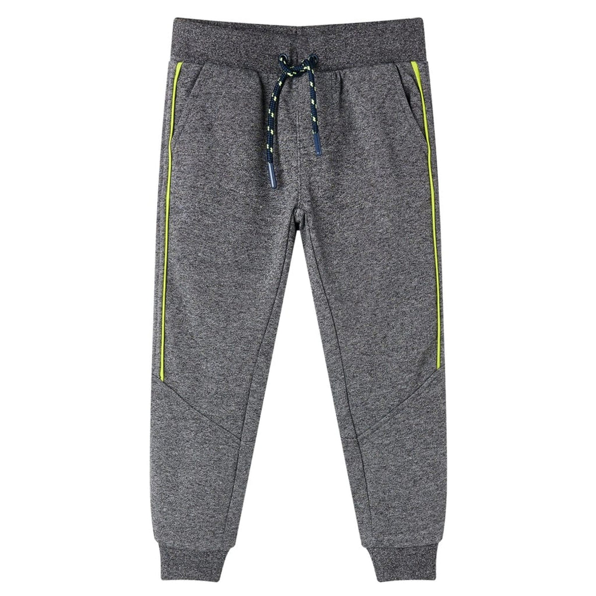 Kids'Sweatpants Melange Cotton Grey Melange 128 Kids' Bottoms Kids' Bottom 128