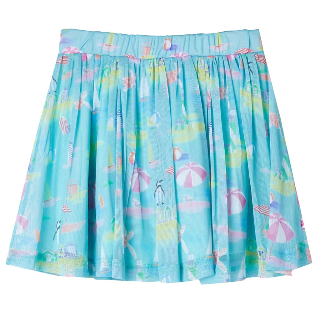Kids'Pleated Skirt Light Aqua 128 Kids' Bottoms Kids' Bottom 128 (suitable for