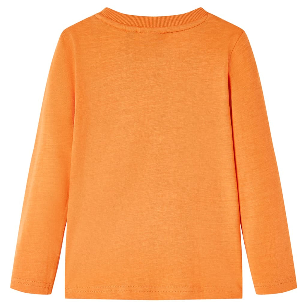 Kids T-Shirt Cotton Dark Orange 104 Children's Top Kids Clothing Kids Wear