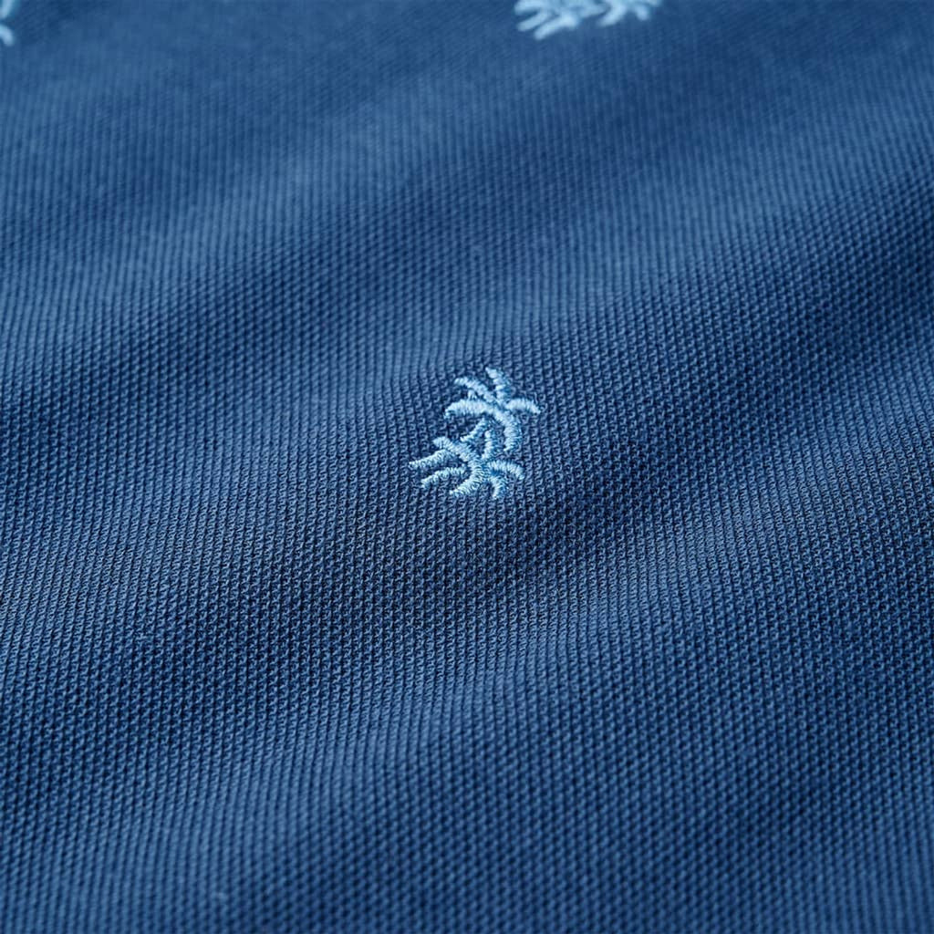 Kids'Polo Shirt Dark Cotton Dark Blue 116 Kids Clothing Children's Wear 116