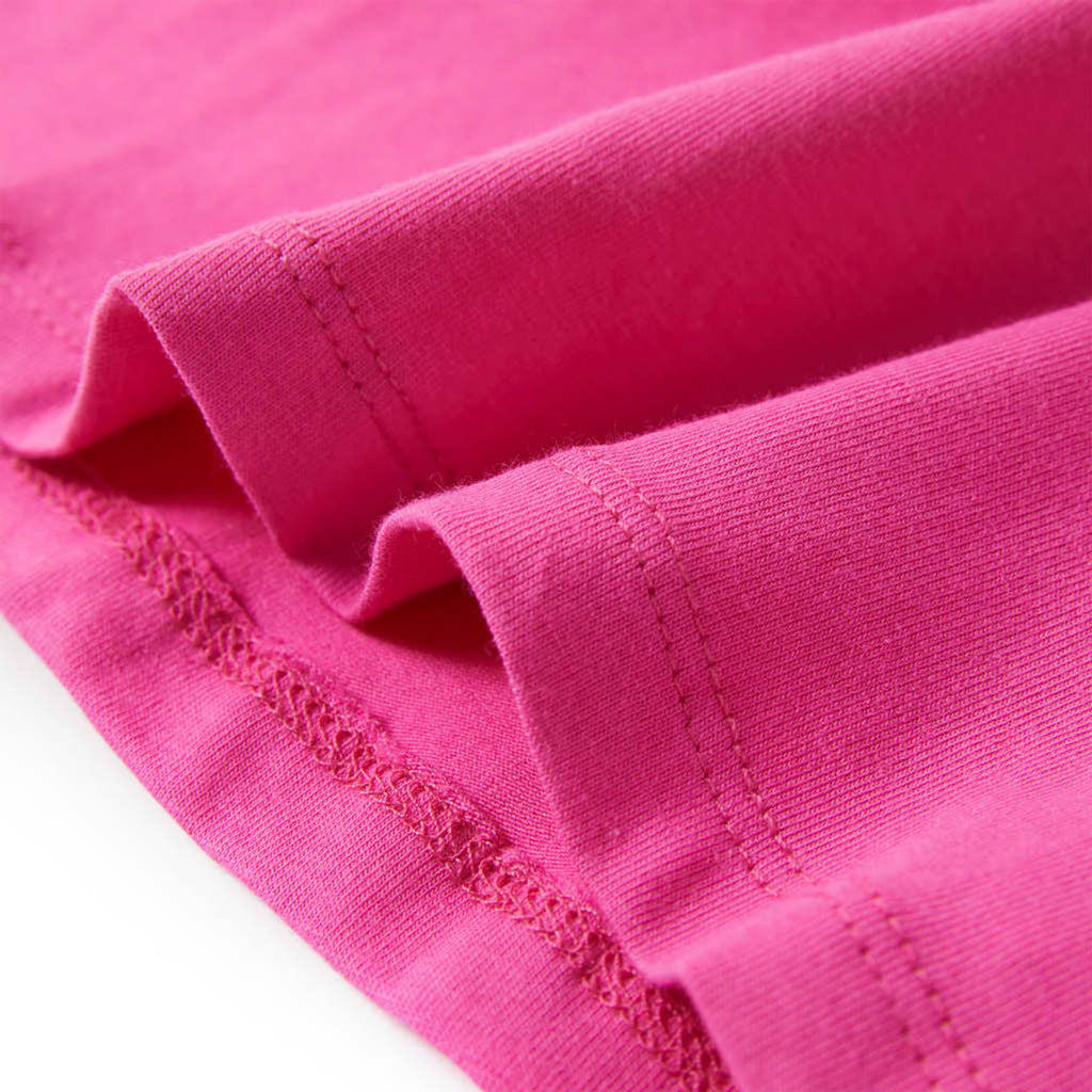 Kids T-Shirt Cotton Dark Pink 104 Children's Top Kids Clothing Kids Wear 104