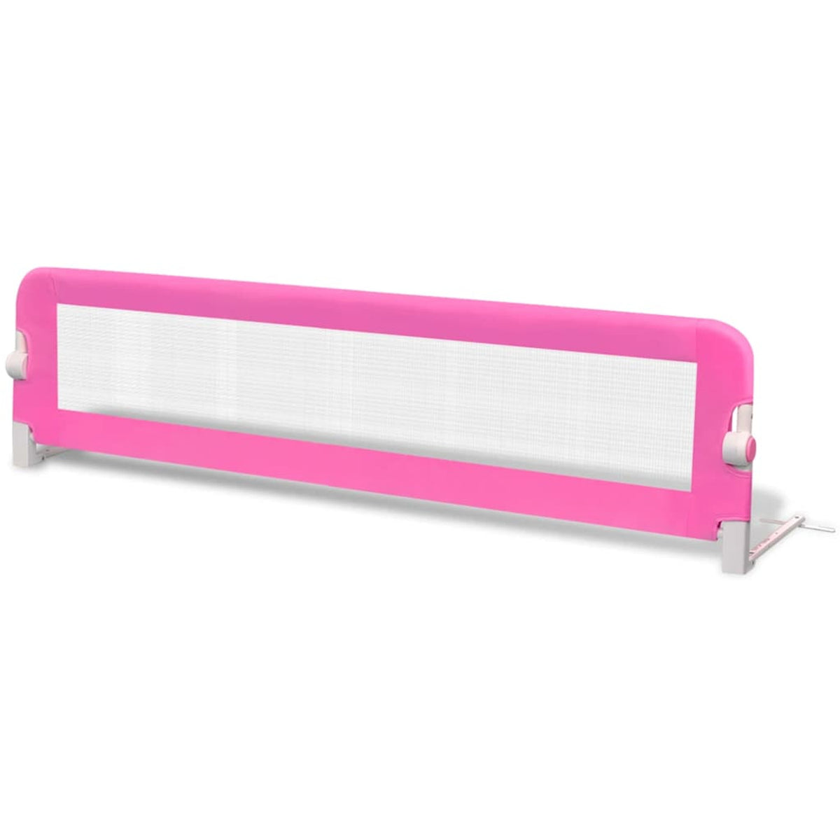 Toddler Safety Bed Rail Polyester Pink 150 x 36.5 x 42 cm Child Bed Guard 5x42cm