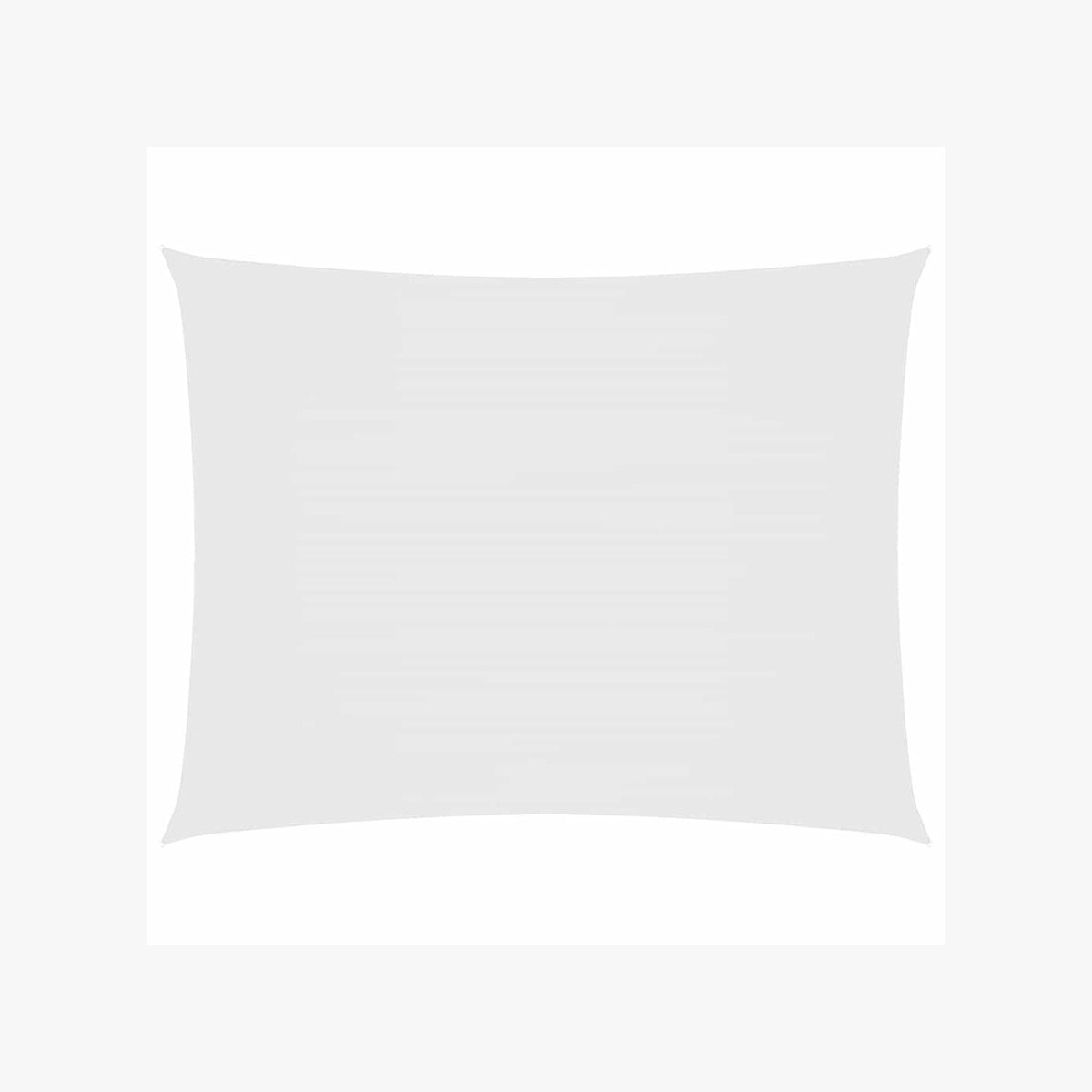 Sunshade Sail Oxford Fabric White Water Resistant UV Resistant 400 x 600 cm