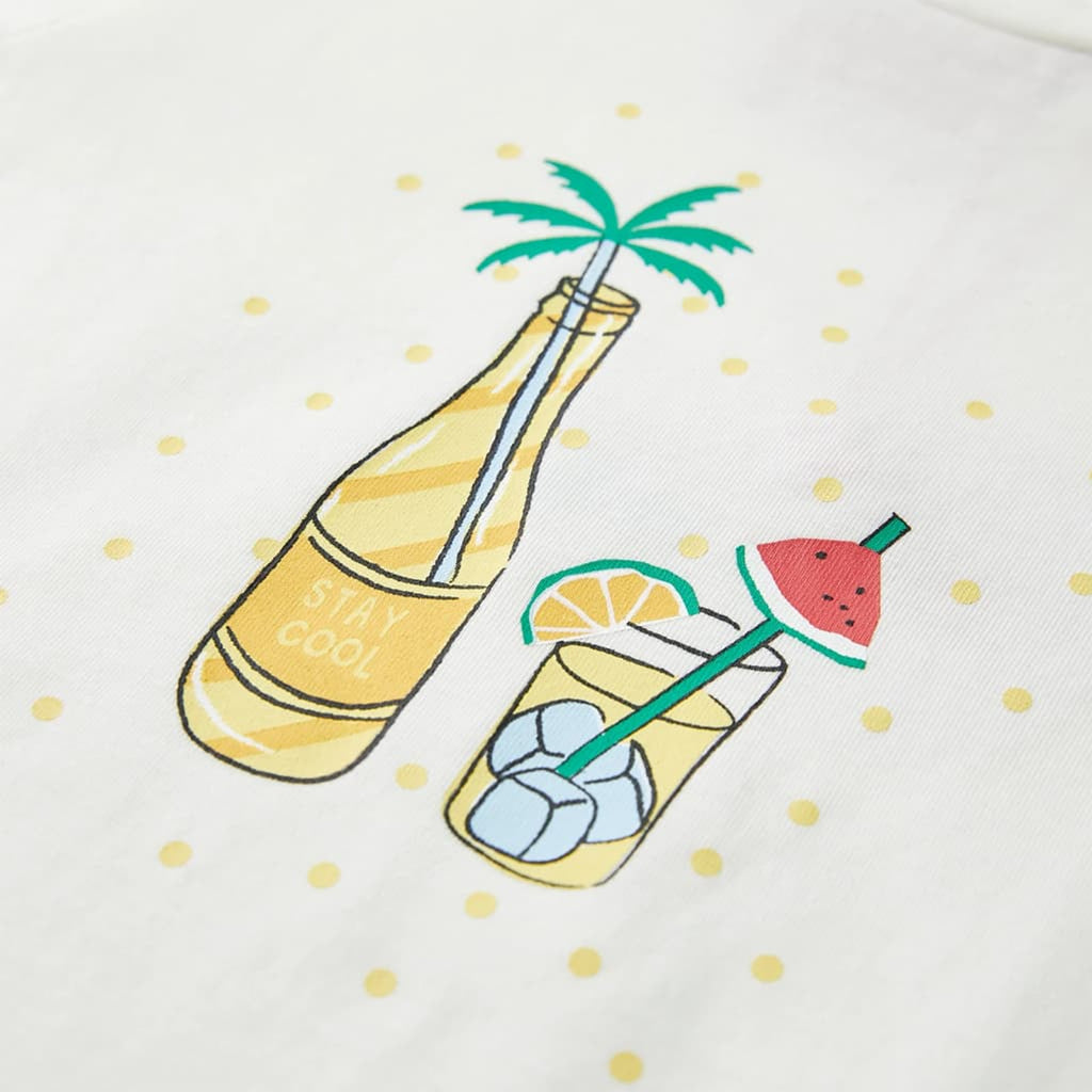 Kids T-Shirt Cotton Ecru 116 Children's Top Kids Clothing Kids Wear Variant 6