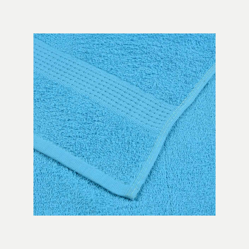 Towel Cotton Turquoise 30 x 30 cm Bathroom Bath Linen Home Towels 4 pcs Wash