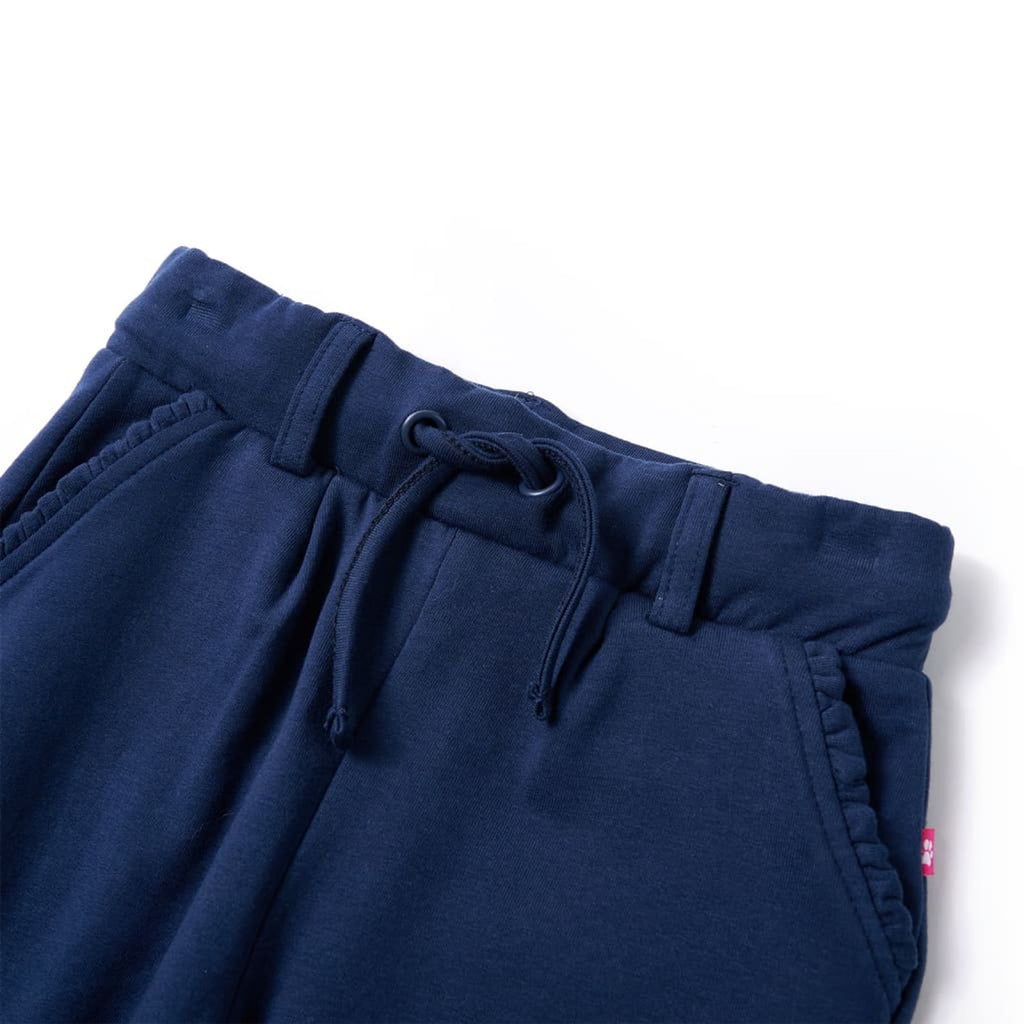 Kids' Bottoms Cotton Navy 92 Kids' Bottom Kids'Pants Drawstring 92 Variant 2