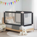 Toddler Safety Bed Rail Dark Fabric (100% Polyester) Dark Grey 150 x 25 x 95