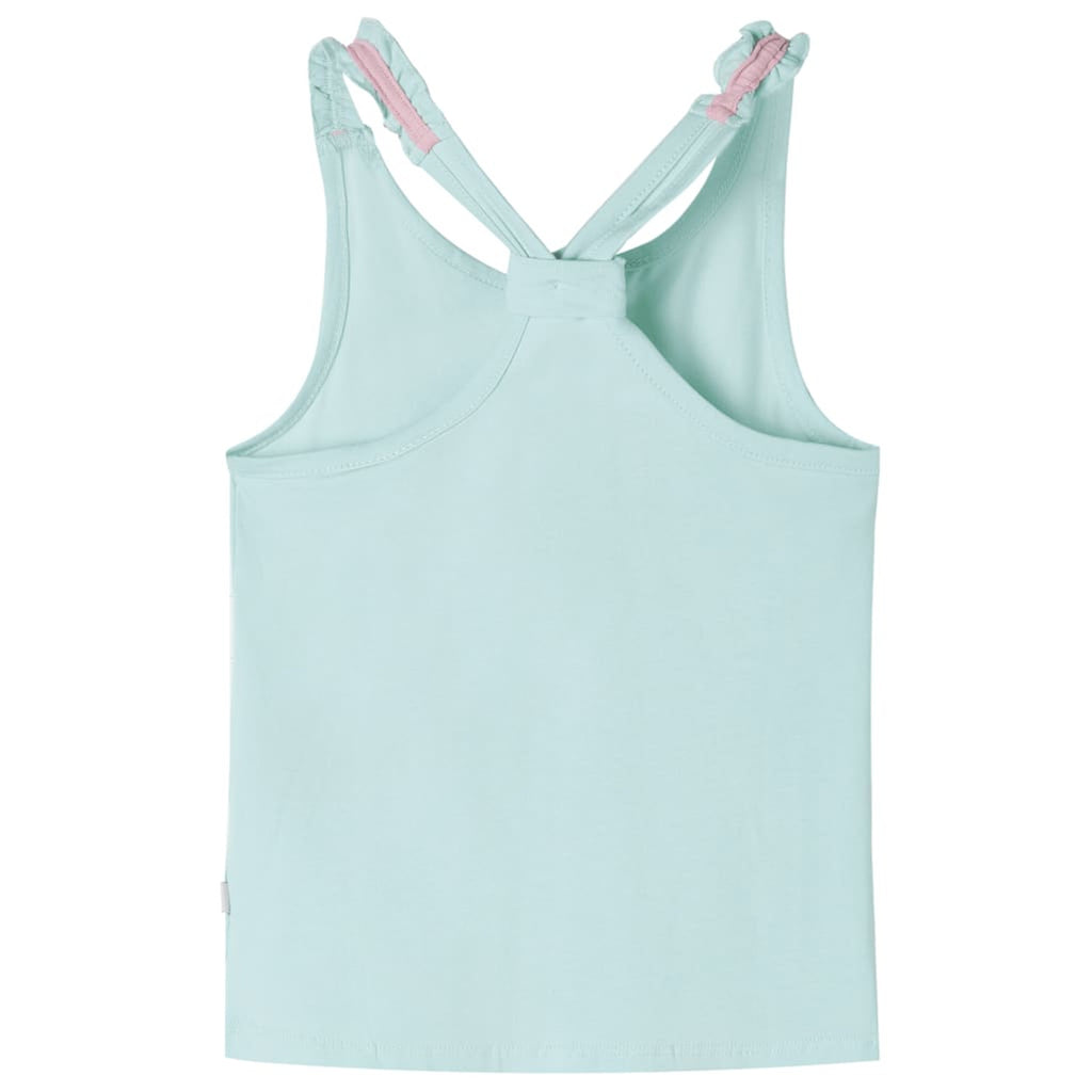 Kids'Tank Top Light Mint Cotton 116 Kids Clothing Children's Wear Variant 2