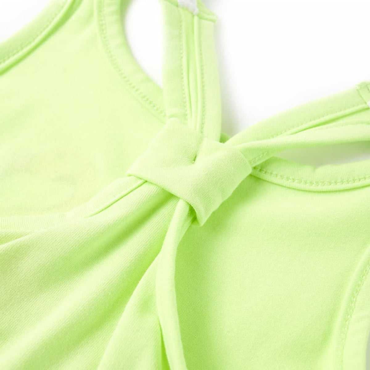 Kids'Tank Top Neon Cotton Neon Yellow 104 Kids Clothing Children's Wear 104