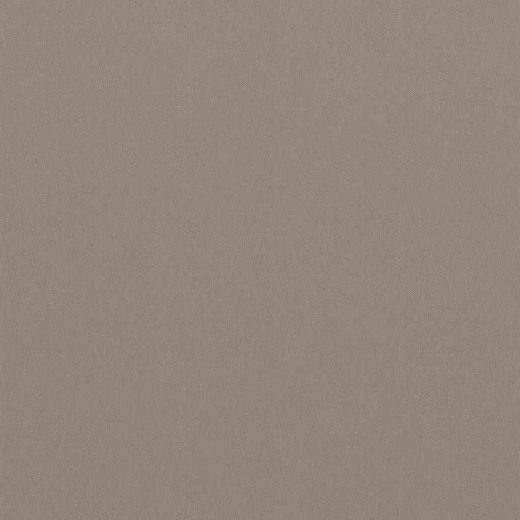 Balcony Screen Oxford Fabric Taupe Waterproof UV Resistant 75 x 600 cm 75x600cm