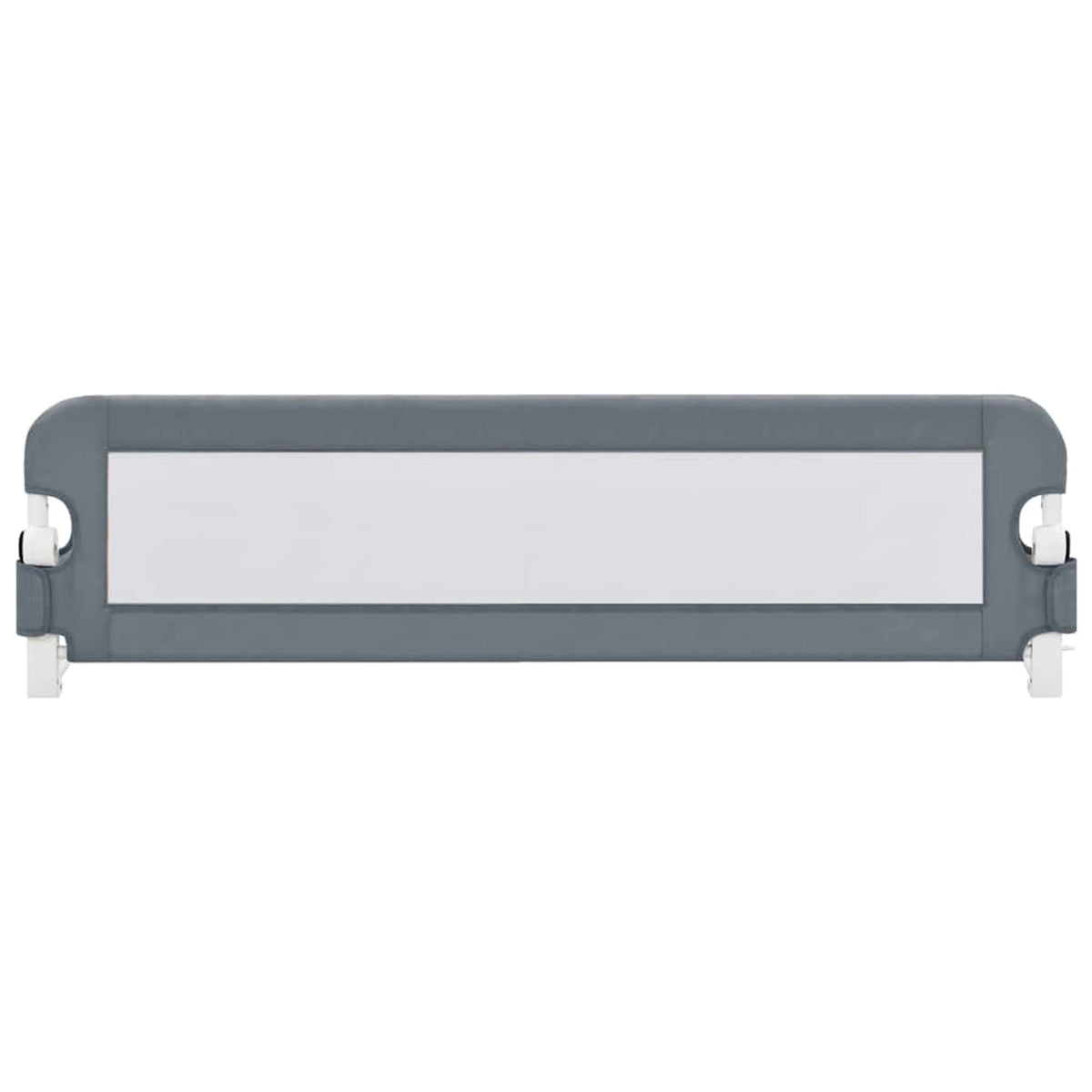 Toddler Safety Bed Rail Polyester Grey 150 x 40.5 x 42 cm Child Bed Guard 5x42cm