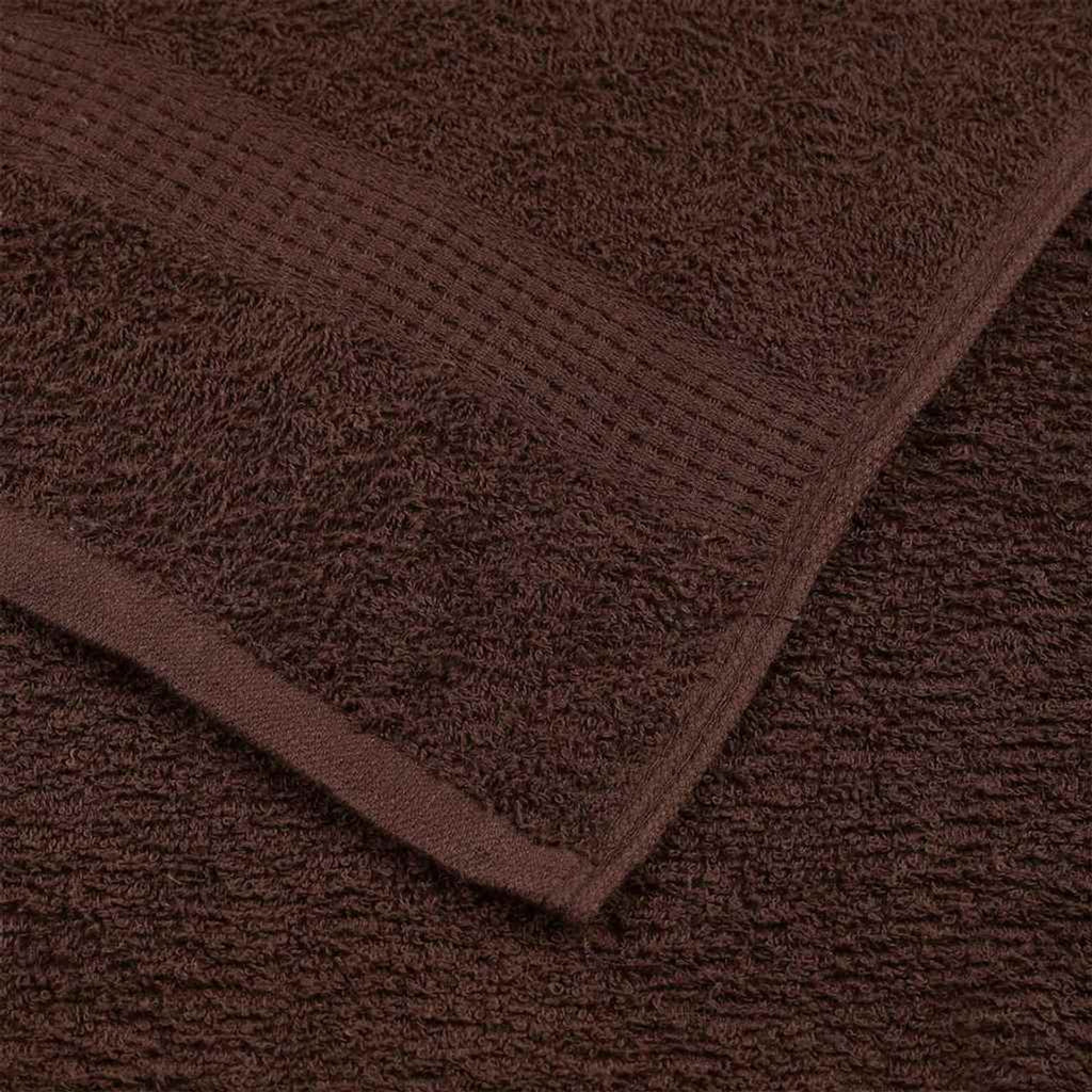 Towel Cotton Brown 30 x 30 cm Bathroom Bath Linen Home Towels 4 pcs Wash 30x30cm