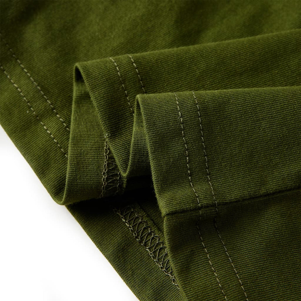 Kids T-Shirt Cotton Dark Khaki 128 Children's Top Kids Clothing Kids Variant 2