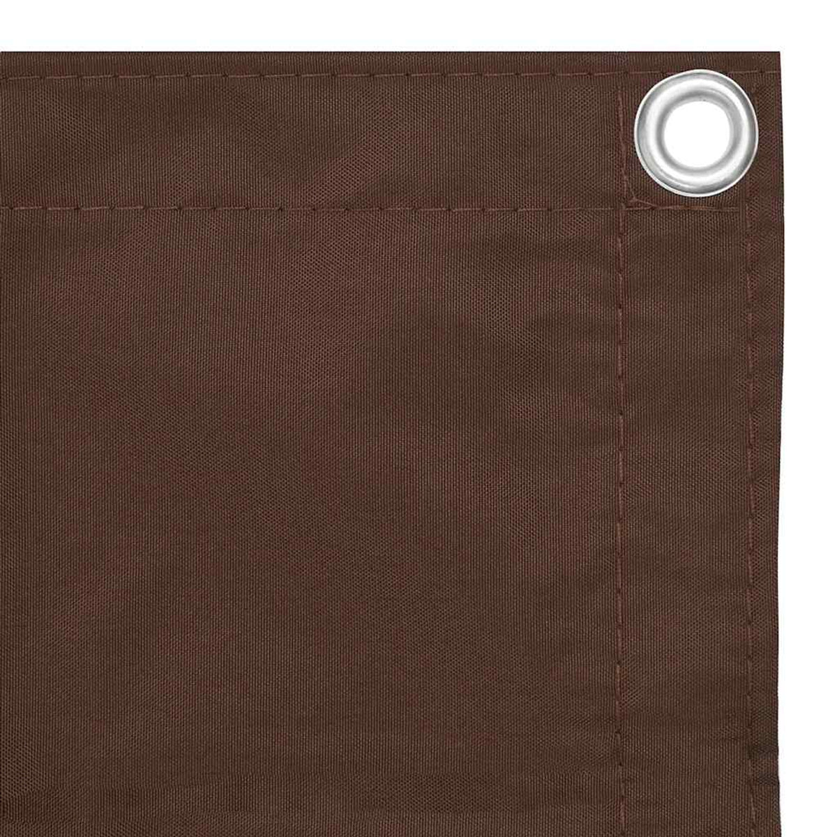 Balcony Screen Oxford Fabric Brown Waterproof UV Resistant 90 x 500 cm 90x500cm