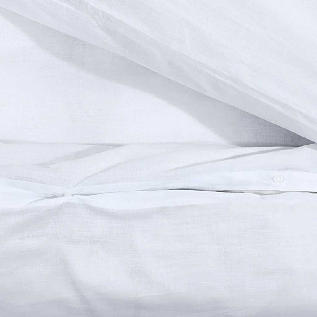 Duvet Cover Cotton White 200 x 200 cm Bedding Bed Linen Bedroom Variant 4