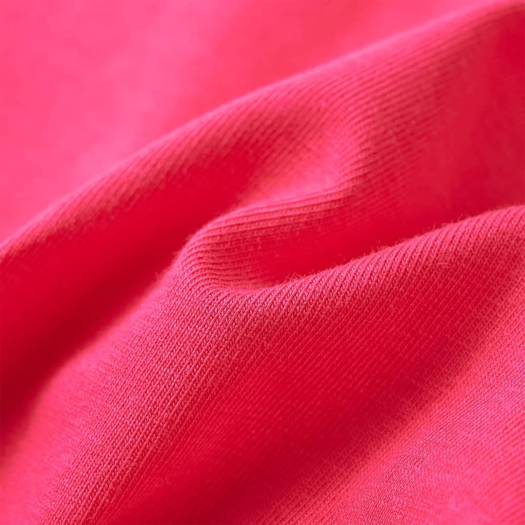 Kids T-Shirt Cotton Bright Pink 128 Children's Top Kids Clothing Variant 2