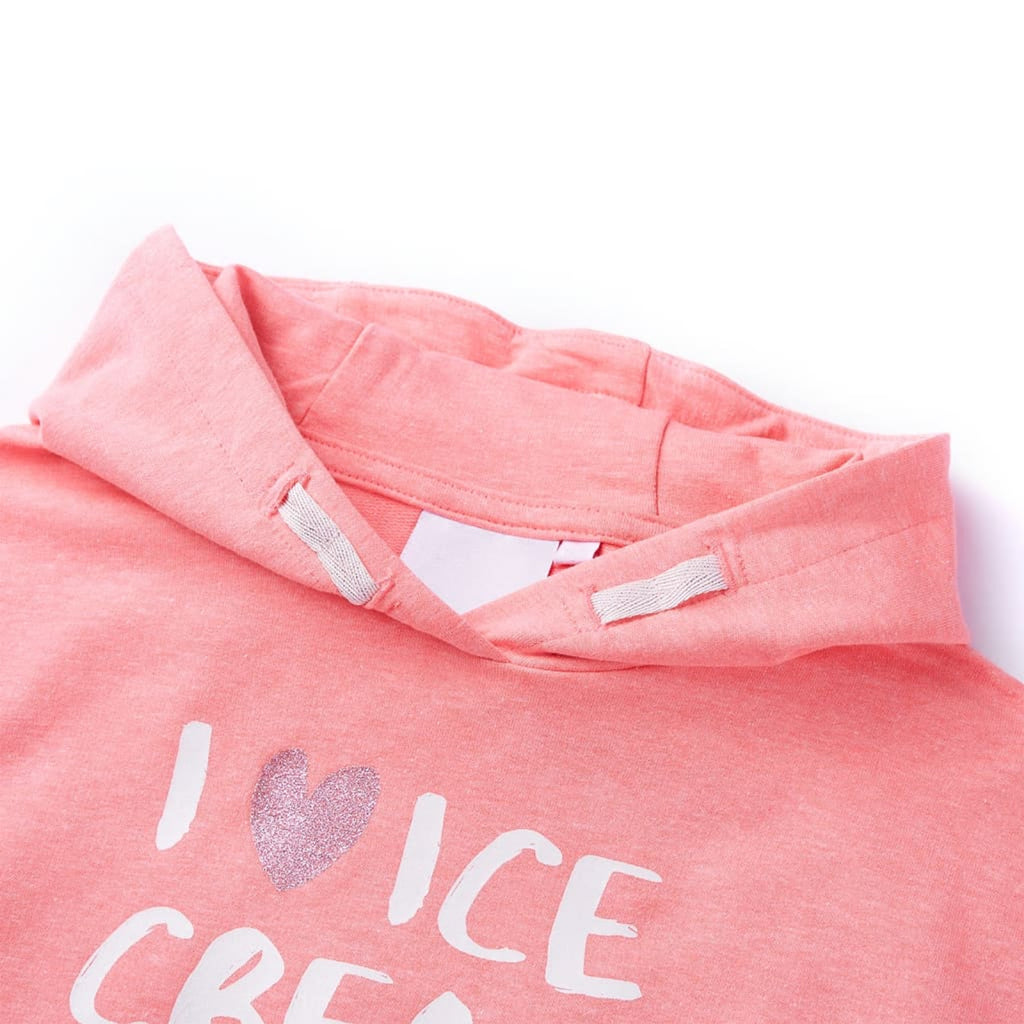Sweatshirt Cotton Bright Pink 128 Kids Clothing Children's Top Kids Wear 128