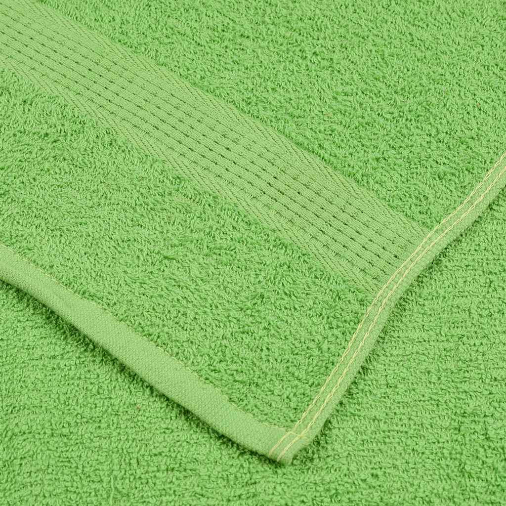 Towel Cotton Apple Green 30 x 30 cm Bathroom Bath Linen Home Towels 4 pcs Wash