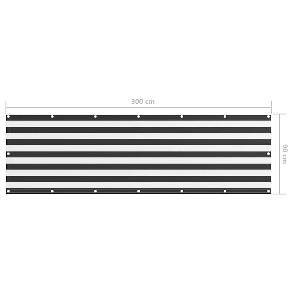 Balcony Screen Oxford Fabric Anthracite Waterproof UV Resistant 90 x Variant 2